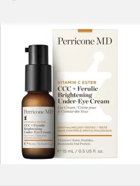 Perricone MD CCC + Ferulic Brightening Under-Eye Cream, 0.5fl.oz/15ml ~ NWT